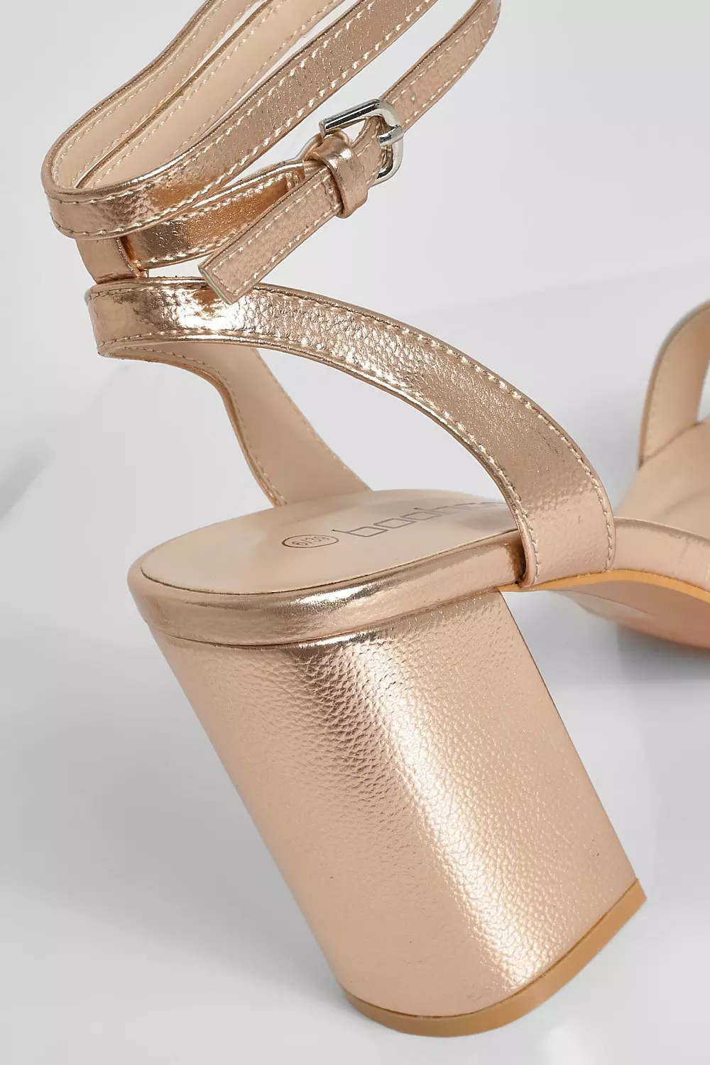 Rose gold block 2025 heels wide fit